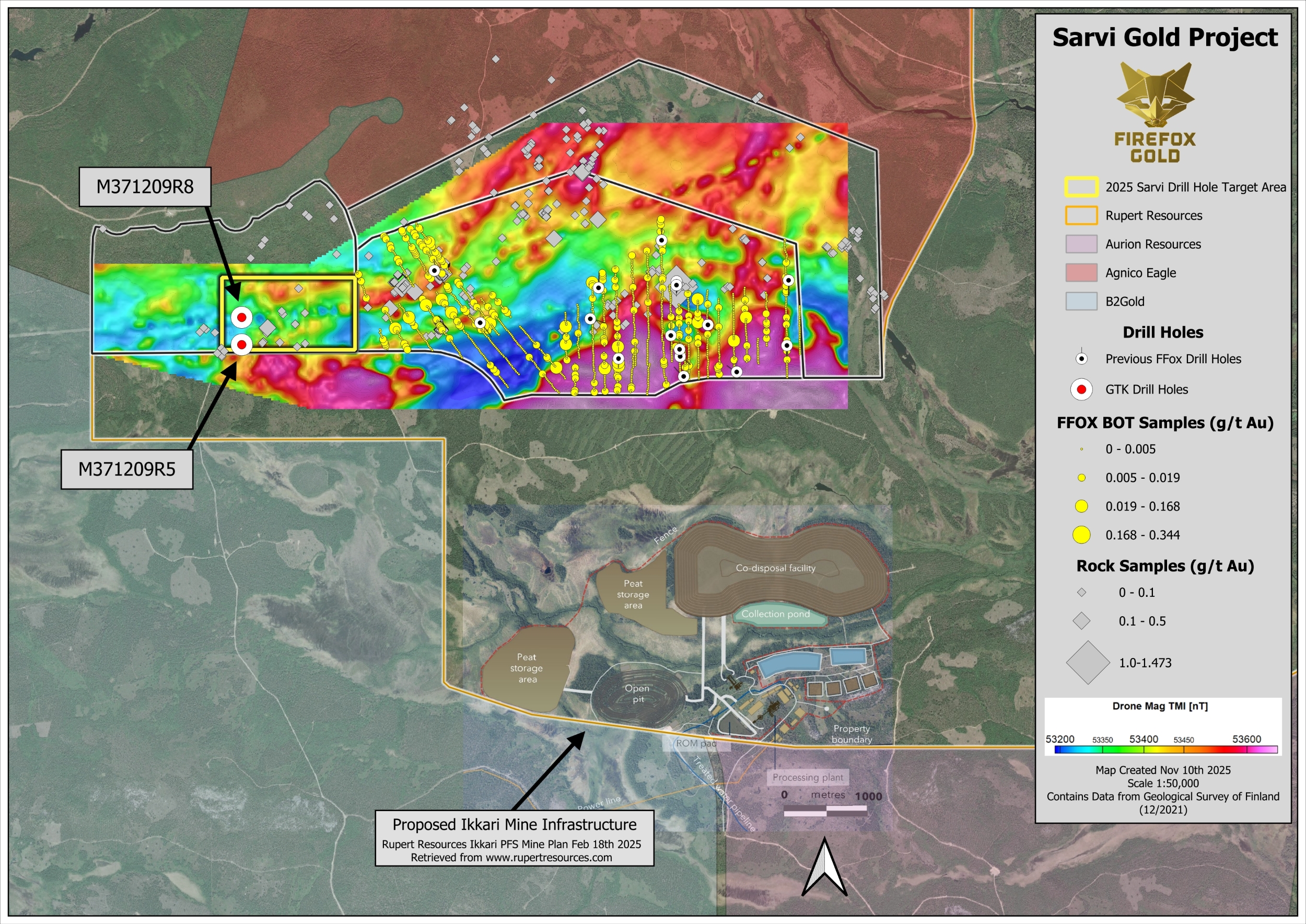 FireFox Gold Announces Drill Program at the Sarvi Project in